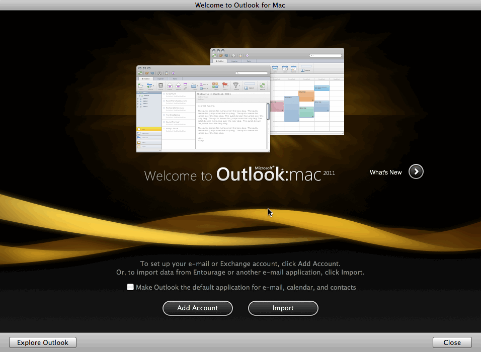 Configurar el correo electrónico de icloud en outlook para mac 10