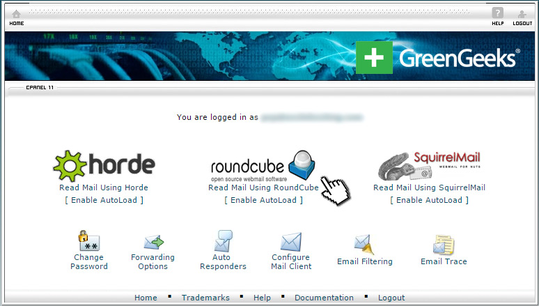 roundcube webmail login cpanel