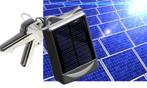 Llavero cargador solar